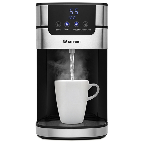 Термопот Kitfort КТ-2501 черный/серебристый