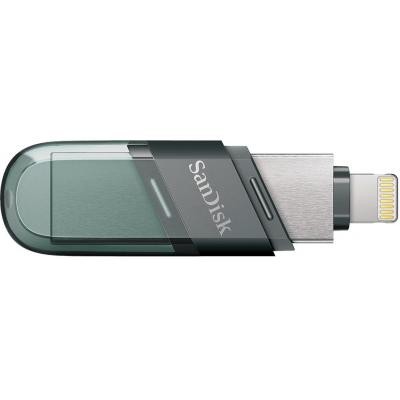 USB-флешка Sandisk 128Gb iXpand Flip SDIX90N-128G-GN6NE USB3.1 зеленый/серебристый
