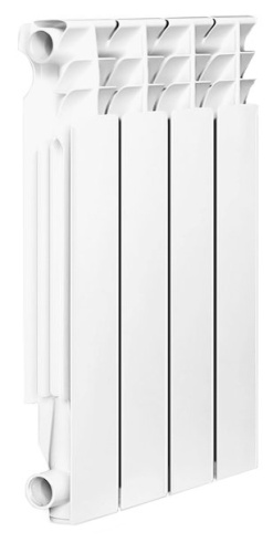 Алюминиевый радиатор Oasis 500/80 4 секции