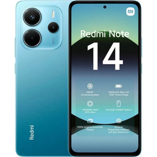 Смартфон Xiaomi Redmi Note 14 8/128 Гб Lte Океанический Синий