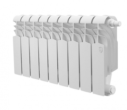 Биметаллический радиатор отопления  Royal Thermo Vittoria Super 300 Vdr80 9 Секций Bianco Traffico