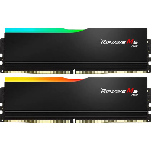 ОЗУ G.SKILL Ripjaws M5 RGB (F5-6000J3040G32GX2-RM5RK) 64GB (2x32GB) DDR5 6000MHz CL30 (30-40-40-96) 1.4V / Black