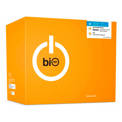 Тонер-картридж Bion BCR-TK-8115C для Kyocera ECOSYS M8130cidn/M8124cidn (6000 стр.) Голубой с чипом