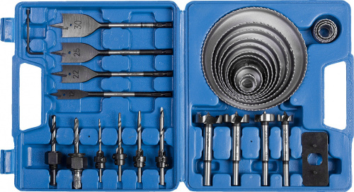 Набор коронок Зубр 29555-H28 по дереву (28пред.)