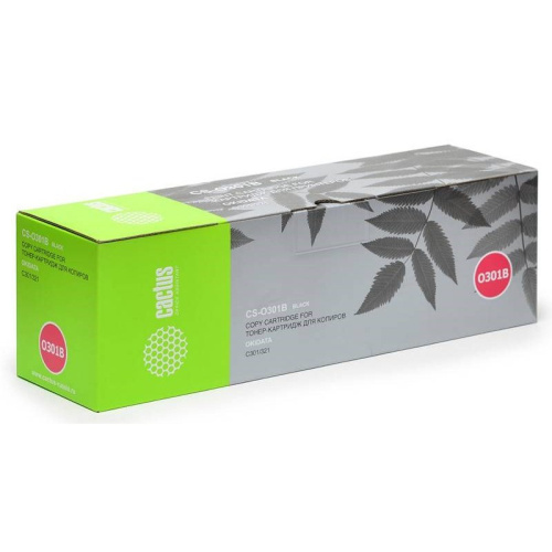 Тонер-картридж Cactus CS-O301BK для OKI C301/321 чёрный 2200 страниц