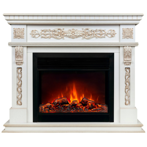 Электрокамин RealFlame Estella 25,5/26 WT с очагом Moonblaze Black