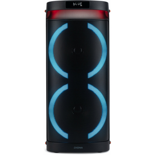 Минисистема Digma D-MC1750 черный 60Вт FM USB BT micro SD