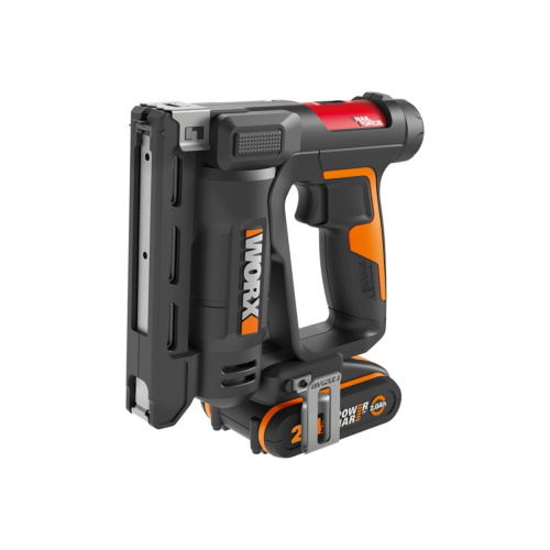 Степлер WORX WX843 20В, 2Ач х1, ЗУ 2А, кейс