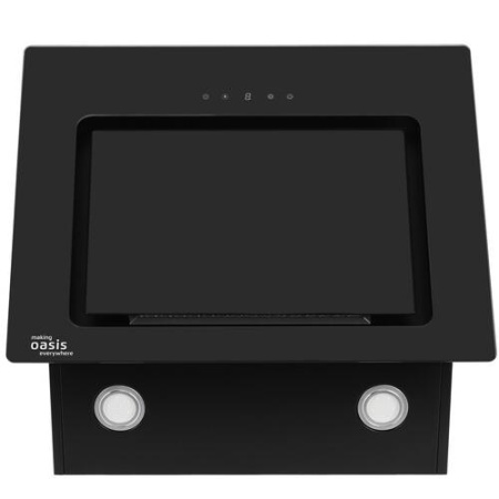 Вытяжка наклонная Оasis NA-60B черный/черный