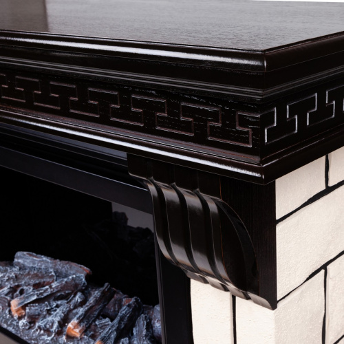 Электрокамин RealFlame Stone 26 AO античный дуб с очагом 3D Helios 26