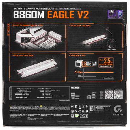 Материнская плата GIGABYTE B860M EAGLE V2