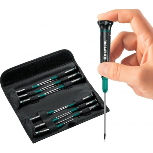 Набор отверток для точных работ Kraftool Precision 12 (25689) 12 предметов