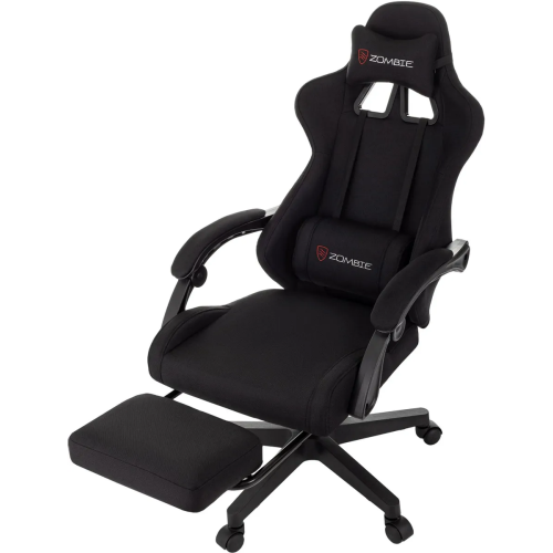 Кресло игровое ZOMBIE Shadow B на колесиках, ткань, черный