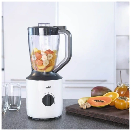 Блендер стационарный Braun JB3100WH 800Вт белый/черный