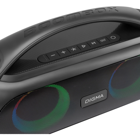 Колонка портативная Digma D-PS1530 черный/черный