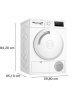 Сушильная машина Bosch WTH83252PL белый