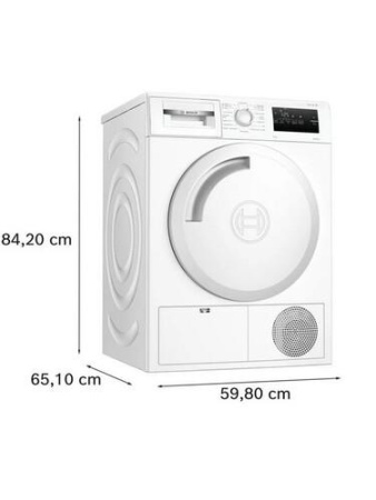 Сушильная машина Bosch WTH83252PL белый