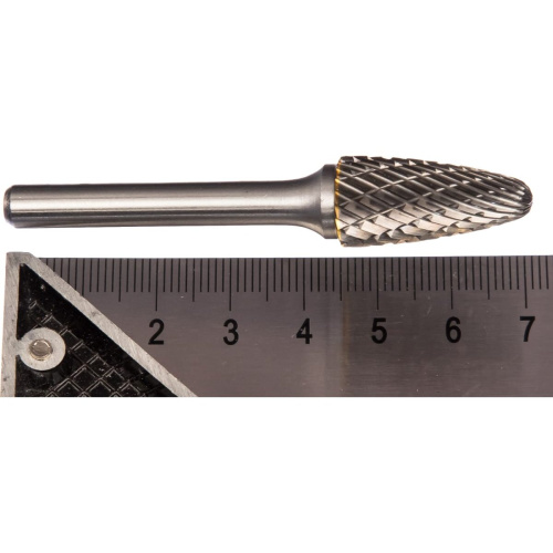 Твердосплавная борфреза тип F гиперболическая со сферическим окончанием MESSER F1225M06 д.12 мм