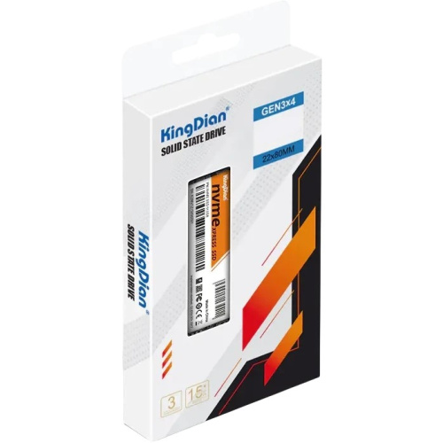 SSD KingDian G38 (G38 NVME M.2-2TB) 2Tb, M.2 2280, PCI-E 3.0 x4, 3100/3000MBs, NVMe. 1200TBW