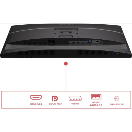 Монитор AOC U27E4CV Black