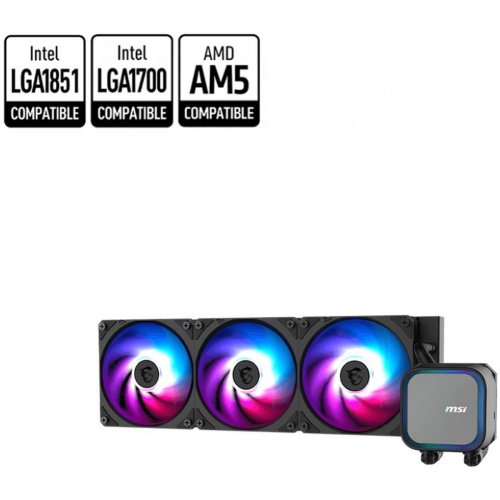 СВО MSI Mag CoreLiquid A13 360 (306-7ZWDA11-L80) 3 x ARGB Fan, ARGB Block