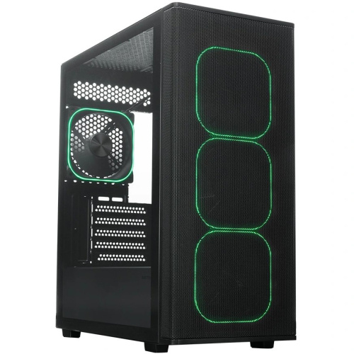 Корпус XASTRA A300M 4ARGB-C6 Black (A300M-4FG12A-C6) mATX/Mesh/ Srewless full-size TG/ 4x120mm FG120 ARGB PWM fans/Argb+PWM HUB 6ports/
