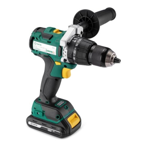 Дрель-шуруповёрт Sata 51012 ударная 2АКБ+ЗУ