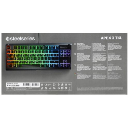 Клавиатура проводная SteelSeries Apex 3 TKL