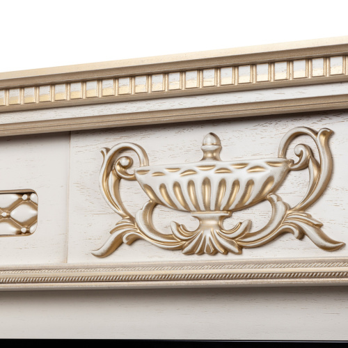 Портал каминный из МДФ линейный RealFlame Corsica 50 белый, белый дуб