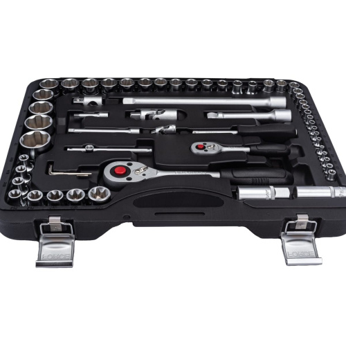 Набор головок и приспособлений Force 41082R 1/2, 1/4 108 предметов