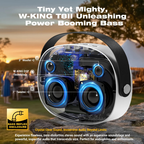 Портативная колонка W-King T8II Music