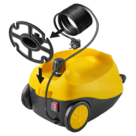 Пароочиститель Endever Odyssey Q-806, желтый/черный