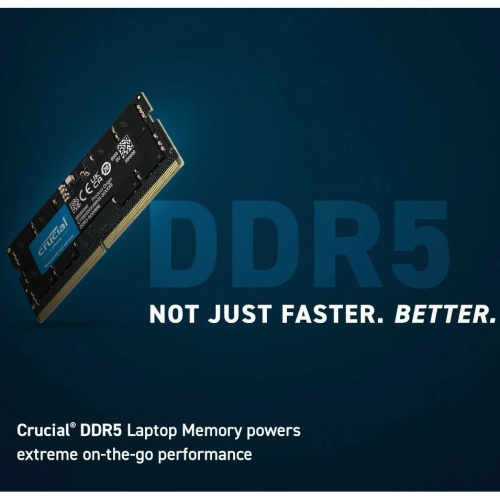 ОЗУ Crucial CT32G48C40S5 32GB 4800МГц DDR5, SO-DIMM CL40