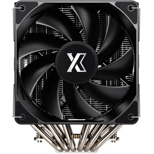 Кулер XASTRA AX620 Basic LGA1851/1700/1200/115X/AM5/AM4 (Dual Tower, TDP 265W, 6 тепл.трубок 6мм , 2xPWM 120mm black ,медное основание) RET