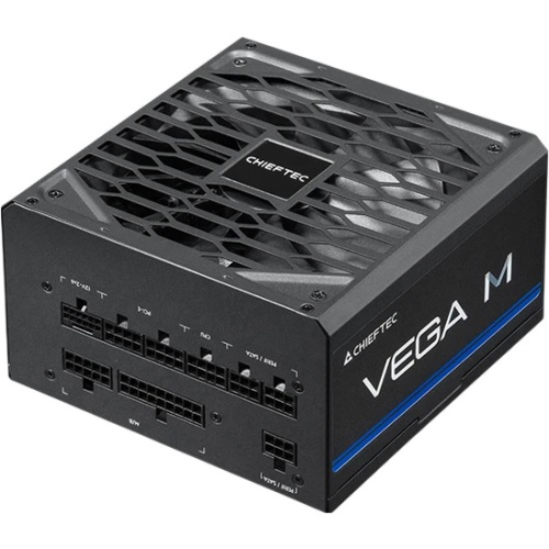 Блок питания Chieftec Vega M PPG-1000-C (ATX 3.1, 1000W, 80 Plus Gold, Active PFC, 135mm fan, Gen5 PCIe, Full Cable Management) Retail
