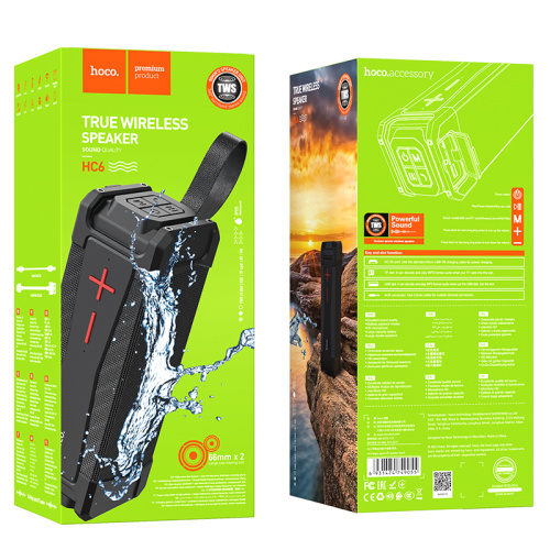 Портативная колонка Hoco HC6 Magic sports, black