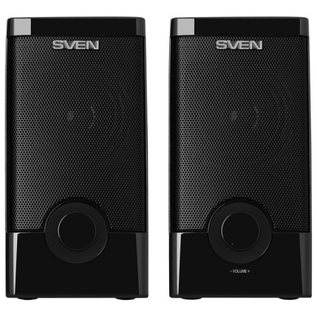 Колонки Sven 318 2.0 черный 6Вт