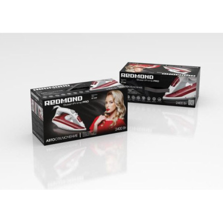 Утюг Redmond RI-C262 белый/красный