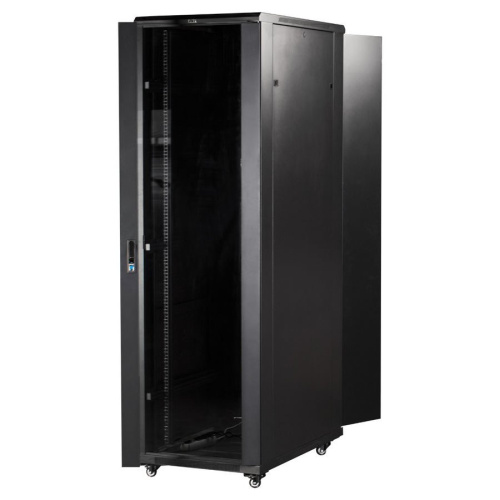 Шкаф коммутационный Lanmaster (TWT-CBB-42U-6X10-P1) напольный 42U 600x1000мм пер.дв.перфор. задн.дв.перфор.