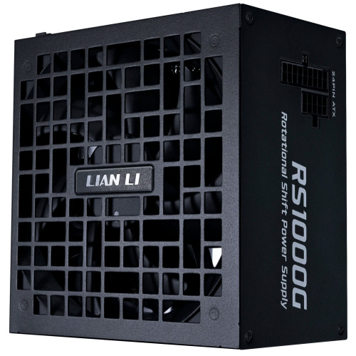 Блок питания Lian Li RS1000G (G9P.RS1000G.BH00.RU) / Black / ATX 3.1, 1000W, 80 Plus Gold, PCIe 5.1, APFC, USB HUB, 135mm FDB Fan, Fully Modular