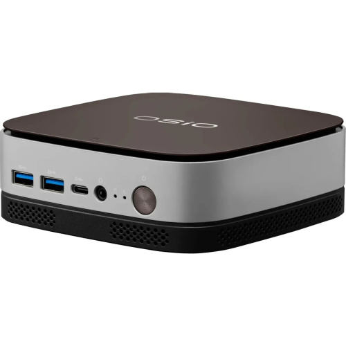 Неттоп OSIO BaseLine B51i-017 Intel Core i5 1235U, DDR4 16ГБ, 512ГБ(SSD), Intel Iris Xe, Windows 11 Pro, коричневый и серебристый