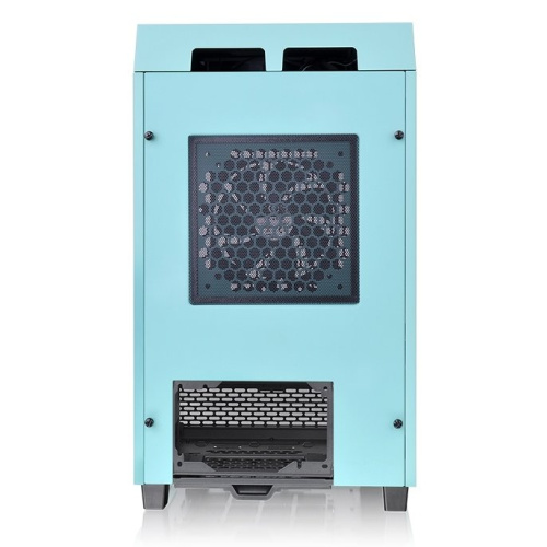 Корпус Thermaltake The Tower 100 Turquoise (CA-1R3-00SBWN-00) без БП miniITX 1x120mm 3x140mm 2xUSB3.0