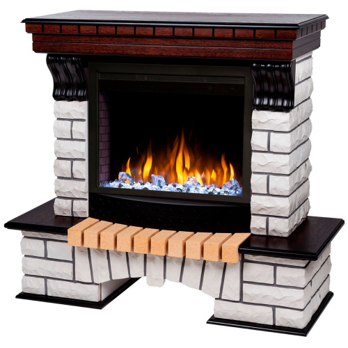 Электрокамин RealFlame Country AO античный дуб с очагом Saphir 25,5