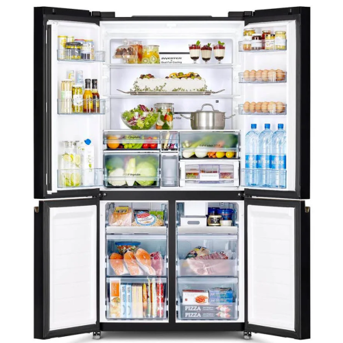 Холодильник Hitachi R-WB720VUC0 GBK черное стекло