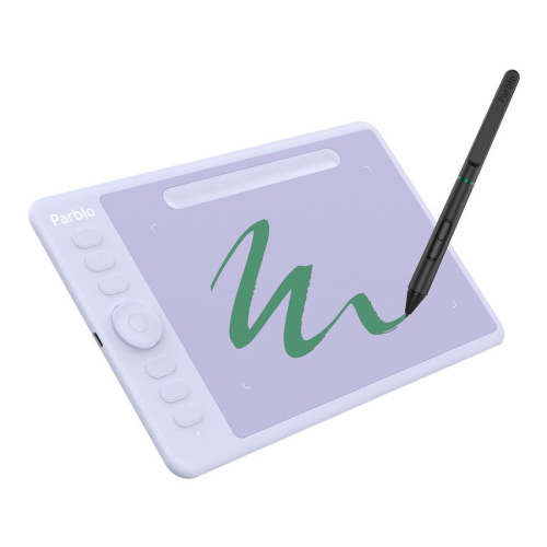 Графический планшет Parblo Intangbo S USB Type-C пурпурный