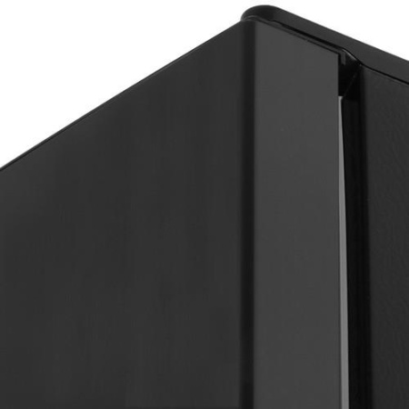 Холодильник с морозильником MAUNFELD MFF176SFSB черный