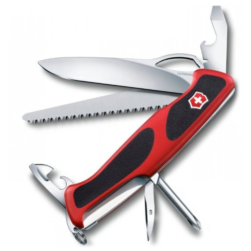 Нож перочинный Victorinox RangerGrip 78 (0.9663.MC) 130мм 12функций красный/черный карт.коробка