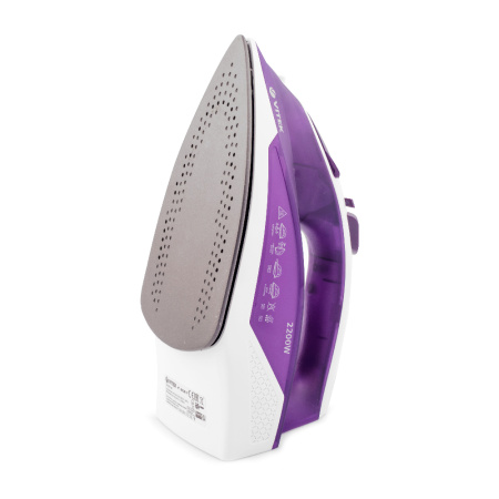 Утюг Vitek VT-8308 VT белый/сиреневый