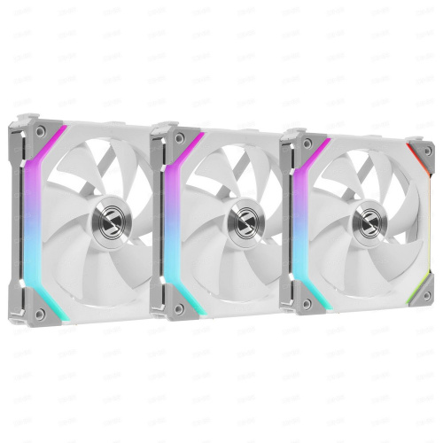 Комплект вентиляторов (3шт.) Lian Li UNI Fan SL120 White (G99.12UF3W.R0)/UF-SL120-3W/ 120x120x25мм (PWM, ARGB, 800-1900 об/мин, 31dBa)