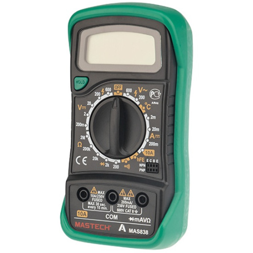 Мультиметр портативный Mastech MAS838